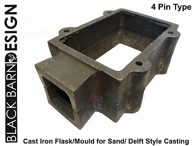 Traditional Sand Casting Flask / Mould - For All Types Of Casting Sand - 4 Pins • 22.46€