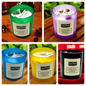 Duftkerze 100% natürliches Sojawachs Glas Glas Aromatherapie Duft 12oz USA - Bild 1 von 19