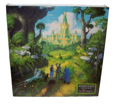 Wizard of OZ Yellow Brick Road Jigsaw Puzzle Over 500 Pieces Colorforms NIB - Image 1 of 4