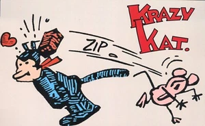 Tira cómica Krazy Kat 1995 ##UX225 postal 20 centavos - Imagen 1 de 2