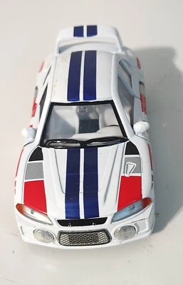 Coche blanco Mitsubishi Evolution IV blanco Kinsmart #KT5008 1997 diecast metal escala 1:41 Foto 1 de 4