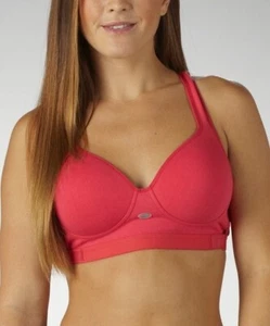 Neu mit Etikett Marika Gr. XL Lutscher rosa Racerback gepolstert geformte Schale verstellbar Sport-BH - Bild 1 von 8