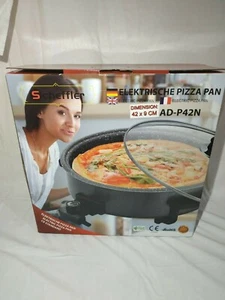 Cocina eléctrica Pizza Pan 46*9CM Tapa de Cristal CookPaella MultiFreidora 1500W - Imagen 1 de 4