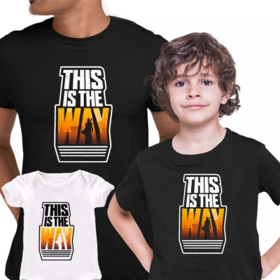 This Is The Way T-Shirt Mando Star Baby Yoda Birthday Gift Tee - Image 1 of 4