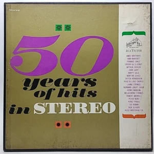 50 Years Of Hits In Stereo 5xLP Vinyl Box Set 1965 VERY GOOD - Picture 1 of 9