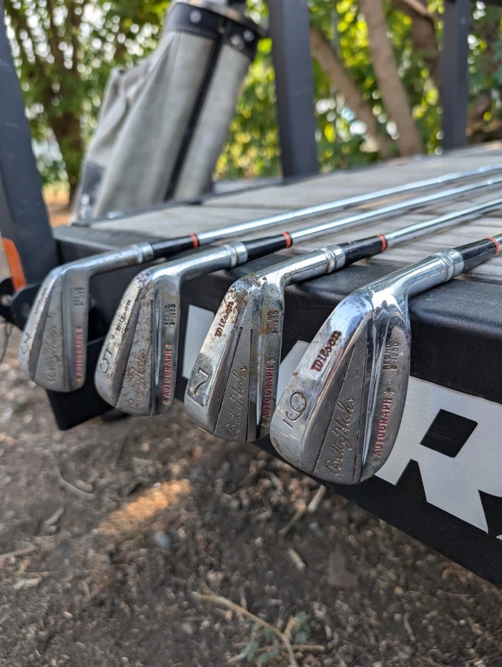 Vintage RH Wilson Betty Hicks Irons Set 3,5,7 & 9 - Image 1 of 4