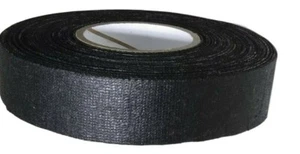 Black Cotton Friction Tape, Non-Corrosive Rubber Resin Adhesive,1.5" 1 ROLL - Picture 1 of 1