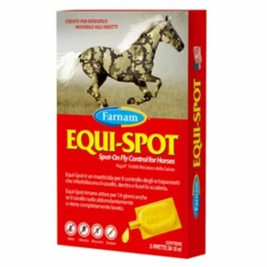 Farnam EQUISPOT 3 Pipette da 10 ml ⇢ Antiparassitario Spot on per CAVALLI - Foto 1 di 1