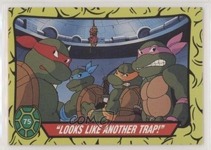1989 O-Pee-Chee Teenage Mutant Ninja Turtles Looks Like Another Trap! #75 ut4
