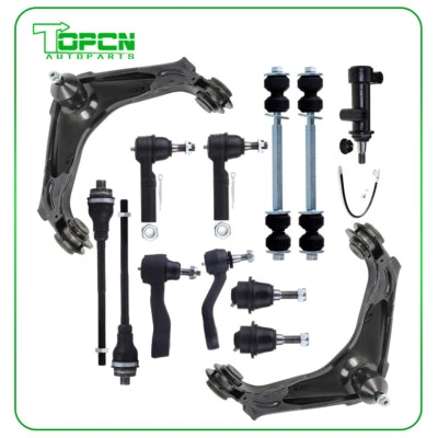 For Chevy Silverado 1500 2500 3500 HD 13pcs Front Control Arms Ball Joints Kit - Image 1 of 4