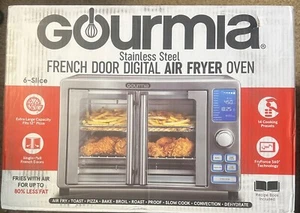 Gourmia French Door Digital Air Fryer Oven French Door Brand New Factory Sealed - Picture 1 of 10