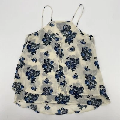 Camiseta sin mangas H&M para mujer 2 blusa camisa floral fluida con correa de espagueti  Foto 1 de 4