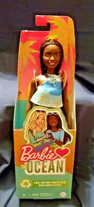 NEU Barbie liebt den Ozean Strand-Themenpuppe 11,5" recycelter Kunststoff (GRB37) - Bild 1 von 8