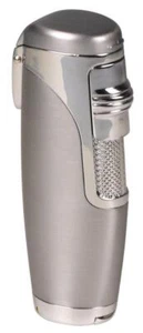 Mechero de cigarros SKY 3er Jet cromo satinado / cromo pulido - taladro de 7 mm - Imagen 1 de 3