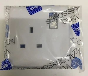 BRITISCHER GENERAL 13A EINGANG NETZWANDSTECKER SCHALTSTECKDOSE SCHRAUBENLOS - Bild 1 von 3