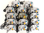 A120 Nintendo GameCube Controller x 14 Clear Silver DOL-003 JP RARE GC USED SET