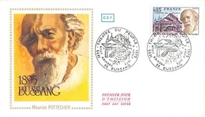 Busta FDC FRANCIA TEATRO DEL POPOLO 1975 BUSSANG N2 - Picture 1 of 1