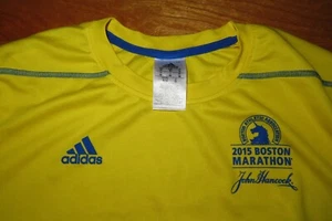 Aprile 2015 Adidas 119th B.A.A. BOSTON MARATHON (MED) Camicia a maniche lunghe - Foto 1 di 7