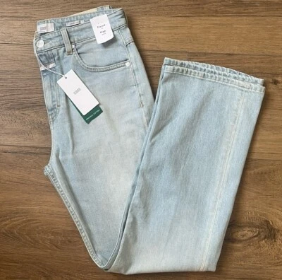 NUEVO CON ETIQUETAS - Jeans Baylin cerrados rectos lavado claro - talla 29 - algodón orgánico precio de venta sugerido por el fabricante $275 Foto 1 de 4