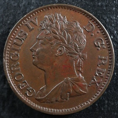 1/2 penny 1822 Ireland KM#150 Copper Halfpenny Irlande Éire - Image 1 of 2