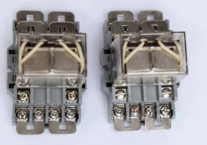 Qty 2: Master Electronic Controls MEC GL-4PDT-12D Relays with plug-in bases - Picture 1 of 4