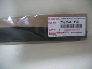 TOYOTA CAMRY 18 19 CINTA NEGRA RAYAS PUERTA DELANTERA EXTERIOR INFERIOR DERECHA NUEVO OEM - Imagen 1 de 1