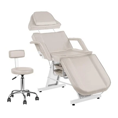 Silla de tatuaje silla facial para cliente silla de belleza artista cama spa Foto 1 de 4