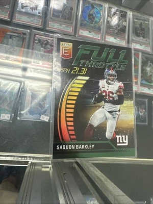 2023 Panini Donruss Elite - Full Throttle #FT-SB Saquon Barkley - Image 1 of 2