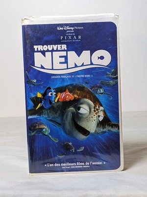 Trouver Nemo / Finding Nemo VHS – French Version – Disney Pixar 2003, Clamshell - Image 1 of 4