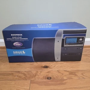 SiriusXM Satellite Radio BoomBox SUBX1 120-0142 NEW Old Stock, Open Box. - Picture 1 of 9