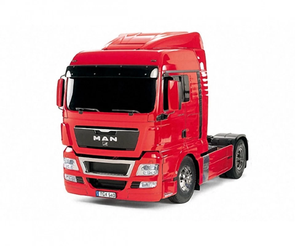 Tamiya   1:14 RC MAN TGX 18.540 (rot met.vorlack)  563332 LKW Bausatz - Bild 1 von 4