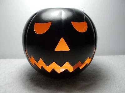 Candelabro grande Jack O Lantern de metal negro y naranja Ikea Halloween luz de té Foto 1 de 4