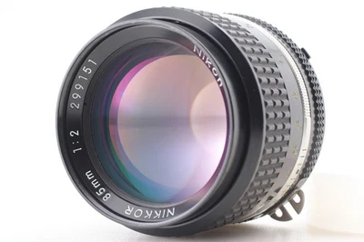 [COMO NUEVO] Lente para cámara fotográfica Nikon Ai-s AIS Nikkor 85 mm F2 retrato 35 mm de JAPÓN Foto 1 de 4
