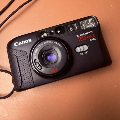 Cámara fotográfica compacta Canon Sure Shot Telemax 35 mm FUNCIONA Foto 1 de 4