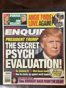 National Enquirer March 13, 2017 President Trump Psych Evaluation EXPLOSIVE - Picture 1 of 2