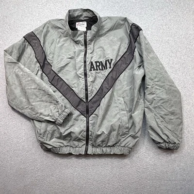 Винтажный армии США мужской серый размер M обычный военная куртка нейлона молнии серый - Изображение 1 из 4