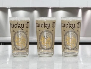 VTG 1974 Kentucky Derby Churchill Downs 100th Anniversary Collectible Glass x 3 - Picture 1 of 10