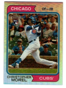 Refractor cromado Topps Heritage 2023 #110 Christopher Moral 256/574 - Imagen 1 de 1