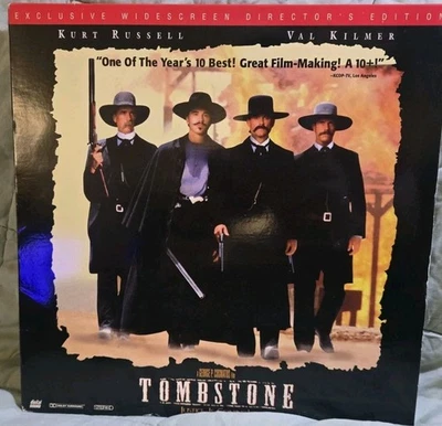 Tombstone Laserdisc (1994) USED Good Condition Kurt Russell Val Kilmer Directors - Image 1 of 3