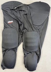 Pantalones de práctica de fútbol Schutt integrados para adultos XL negros acolchados equipo deportivo - Imagen 1 de 5