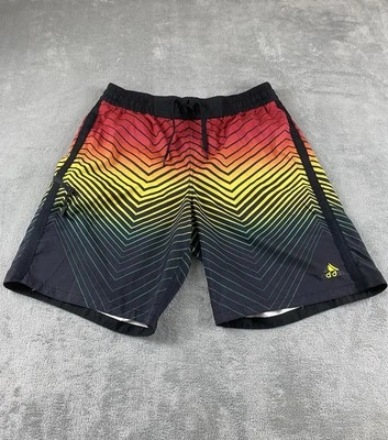 Pantalones Cortos de Natación Adidas Para Hombre L. Rojo Negro Multicolor Chevron C11 Foto 1 de 4