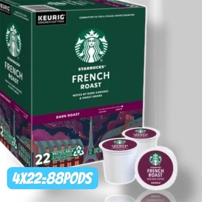 Cápsulas K-Cup de café tostado francés Starbucks, tostado oscuro, 88 ct. Foto 1 de 4