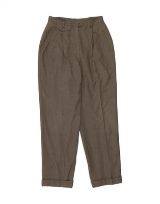 Pantalón Traje RALPH LAUREN Mujer Pegado EE. UU. 8 Mediano W28 L29 Marrón Manchado DR82 Foto 1 de 4