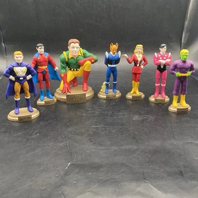 DC Direct 1999 Legion of Super Heroes Clubhouse Roll Call PVC Figure Set 4.5" T - Image 1 of 4