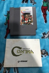 Nintendo NES Video Game Contra with manual