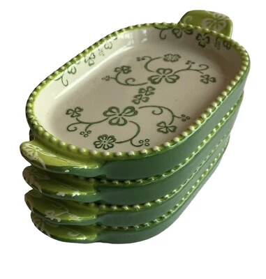 Nuevo Temp-tations Por Tara Lote De 4 Bandejas Pequeñas Cottagecore Condimentos Individuales Foto 1 de 4