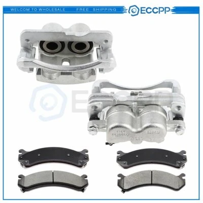 Front Brake Calipers Brake Pads Set 6Pcs New Set For 2003-2005 GMC Savana 2500 - Image 1 of 4