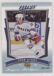 2007-08 Upper Deck MVP Super Scripts /25 Sean Avery #221