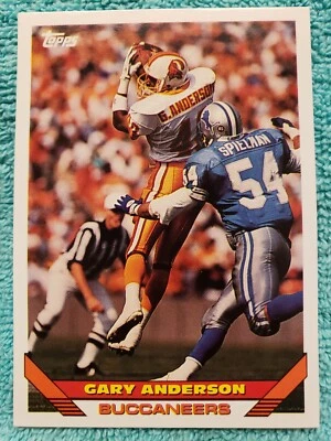 1993 TOPPS GARY ANDERSON #61 TAMPA BAY BUCCANEERS  - Image 1 of 4