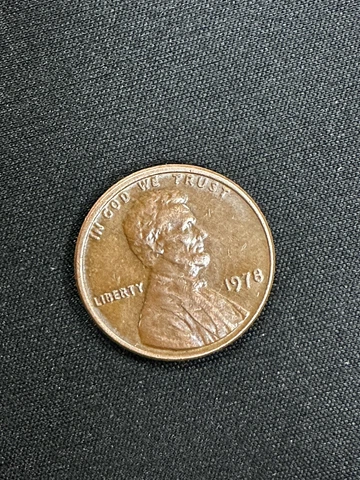 1978 Lincoln Penny No Mint Mark Cover